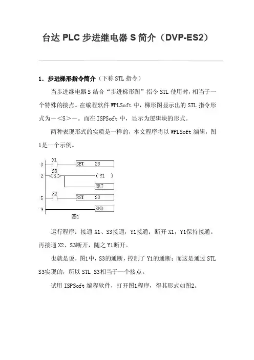 台达PLC步进继电器S简介（DVP-ES2）