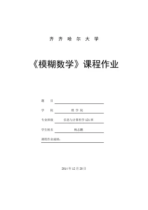 数值分析论文