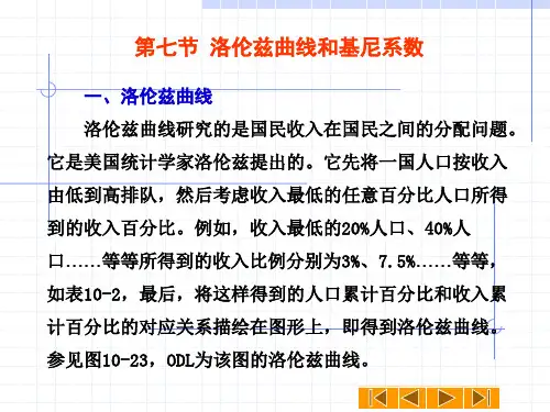 第七节-洛伦兹曲线和基尼系数