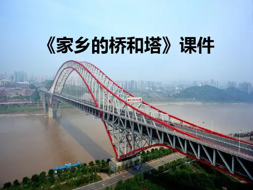 人教版三年级美术：《家乡的桥和塔》课件1