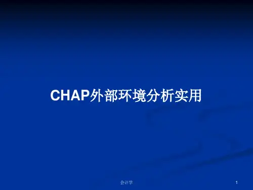 CHAP外部环境分析实用PPT学习教案