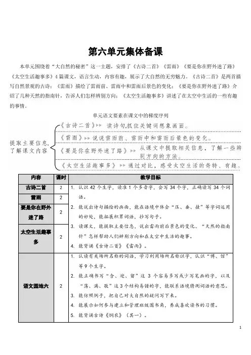 部编版二年级语文下册   15 古诗二首【教案】