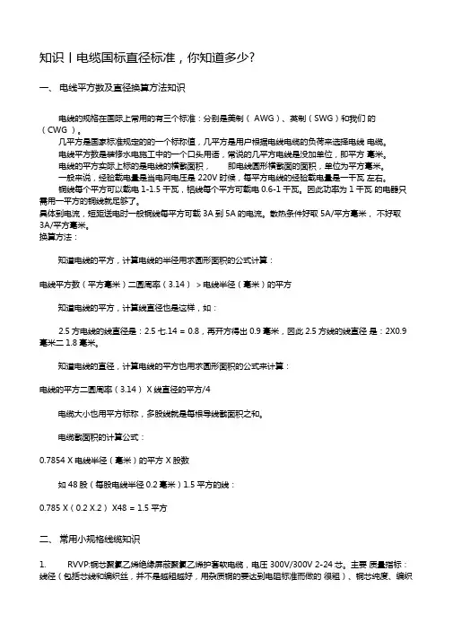 导线国标标准