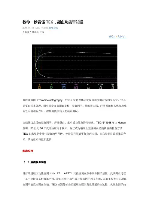 血栓弹力图