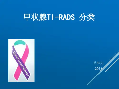 甲状腺TI-RADS分类PPT课件