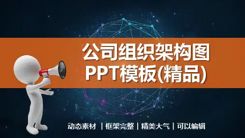 最新企业组织架构图PPT模板(精品)