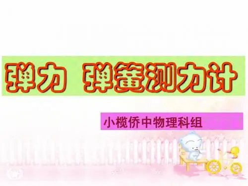 物理-八年级下册-第七章力(弹力)-新