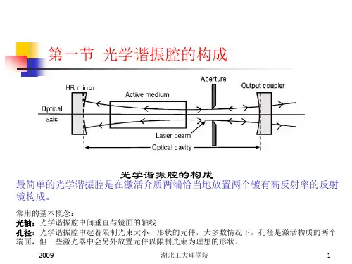 激光技术——激光谐振腔
