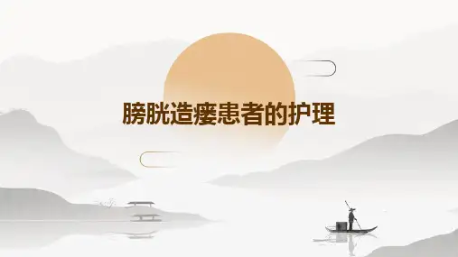 膀胱造瘘患者的护理