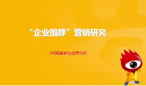 企业微博营销ppt课件