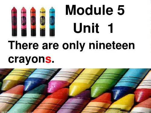 新外研版五年级英语上册M5U1 There are only nineteen crayons课件