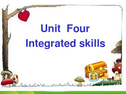2022年牛津译林版七年级英语下册Unit4 Integrated skills优课件