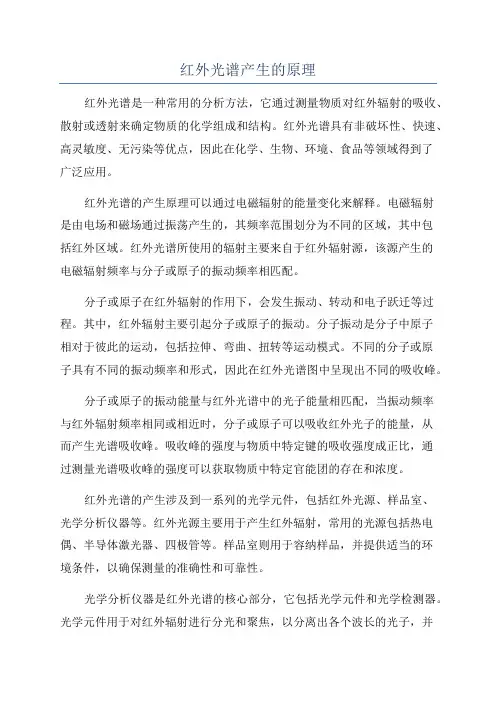 红外光谱产生的原理