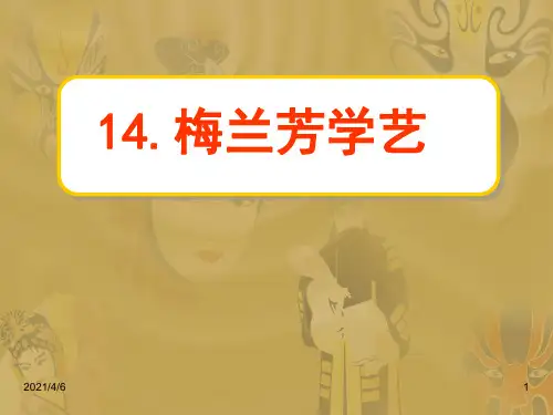 14、梅兰芳学艺