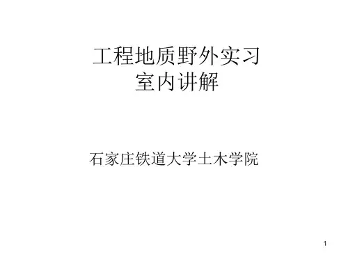 地质实习讲解PPT课件
