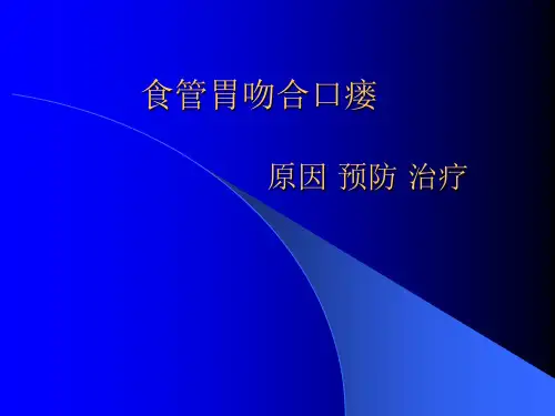 食管胃吻合口瘘课件