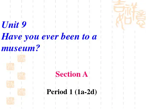 新目标八年级下Unit9 period 1 1a-2d课件(共12张PPT)