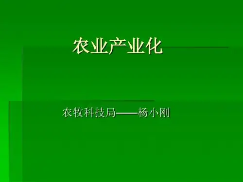 农业产业化