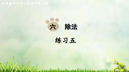 (2023秋)北师大版四年级数学上册《练习五》PPT课件
