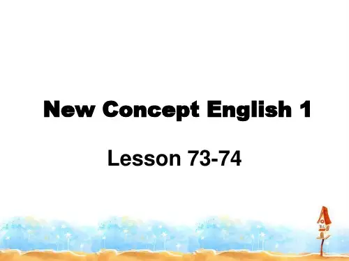 新概念英语第一册73-74 (共46张PPT)