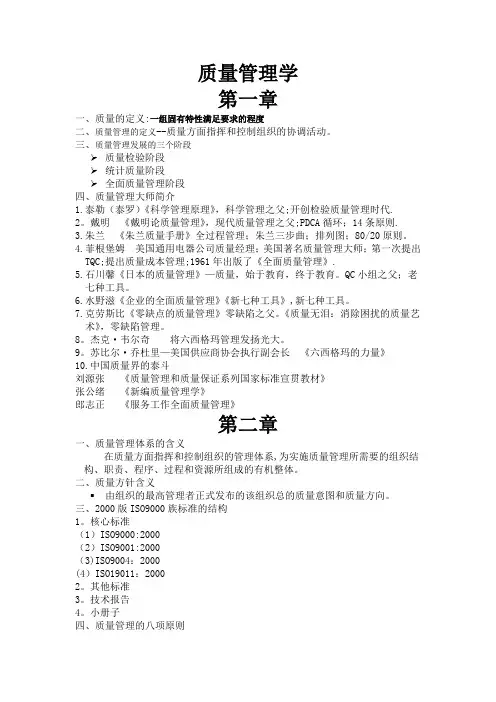 质量管理学