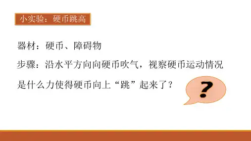 流体压强与流速的关系课件人教版物理八年级下册