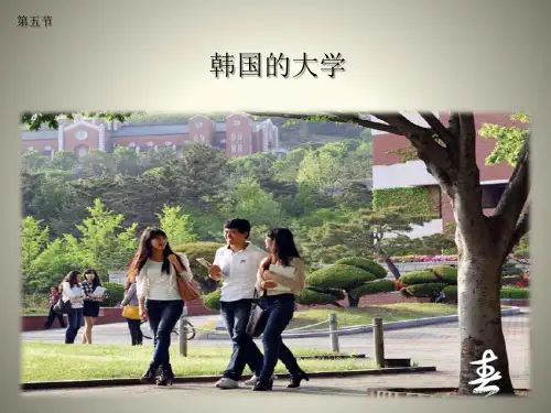 韩国的著名大学 ppt课件