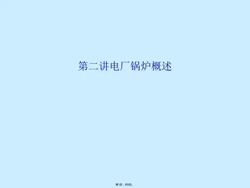 第二讲电厂锅炉概述(共8张PPT)