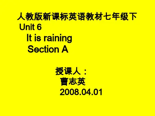 七年级下Unit_6公开课课件
