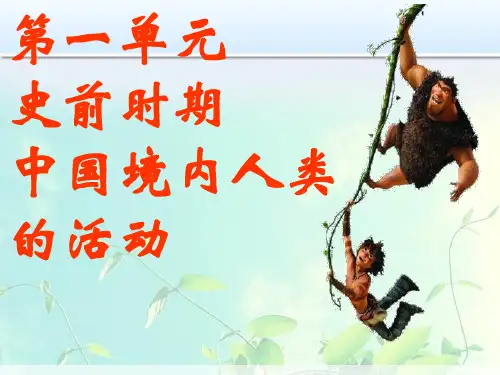 历史《史前时期中国境内人类的活动》
