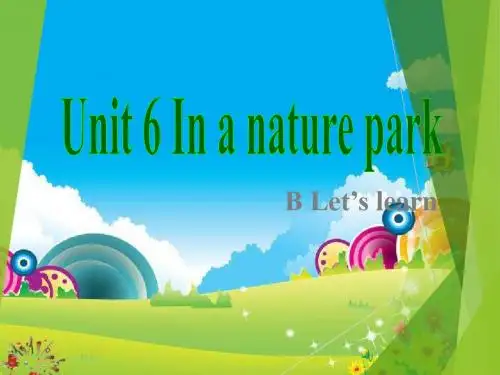 PEP新版五年级上册Unit6 In a nature park第三课时课件