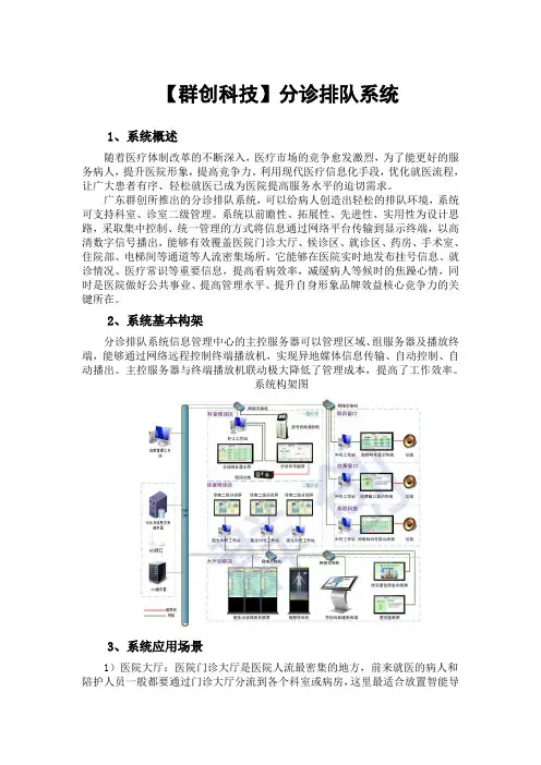 医院分诊排队系统