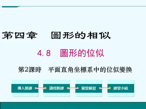 北师大版九年级数学课件-平面直角坐标系中的位似变换