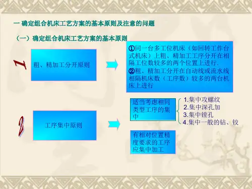 组合机床总体设计