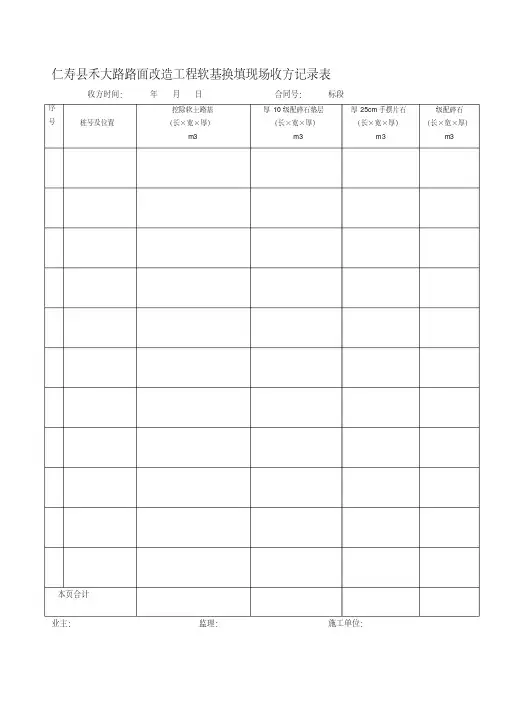新版现场收方记录表-新版-精选.pdf