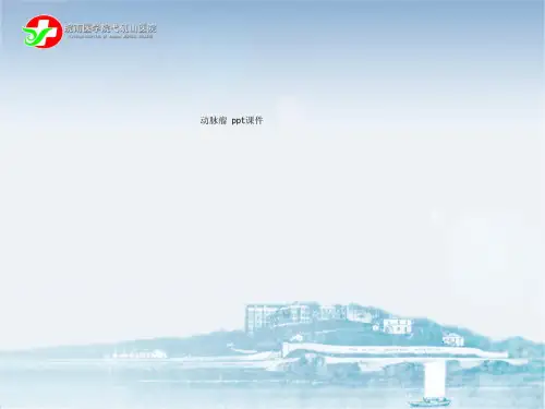 动脉瘤 ppt课件