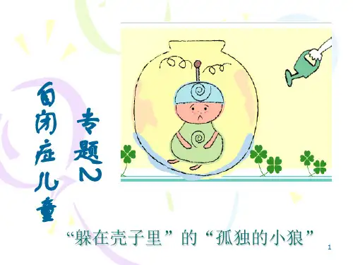 自闭症儿童ppt课件