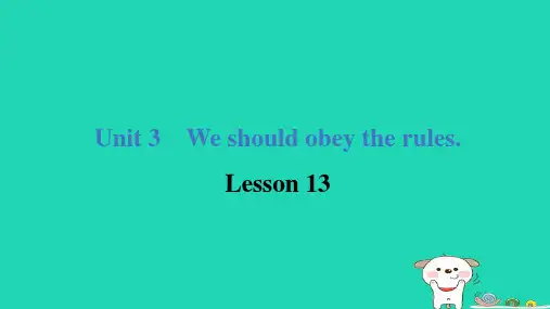 五年级英语下册Unit3Lesson13课件人教精通版三起