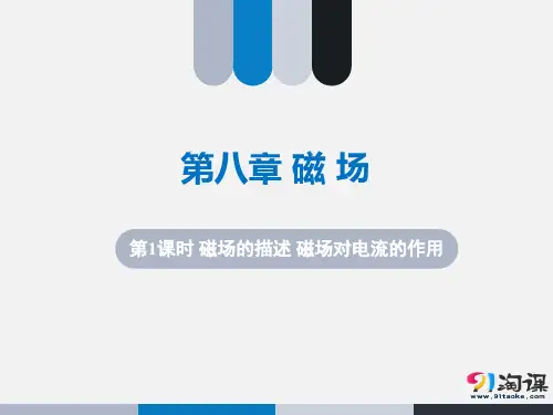 课件6：8.1 磁场的描述　磁场对电流的作用