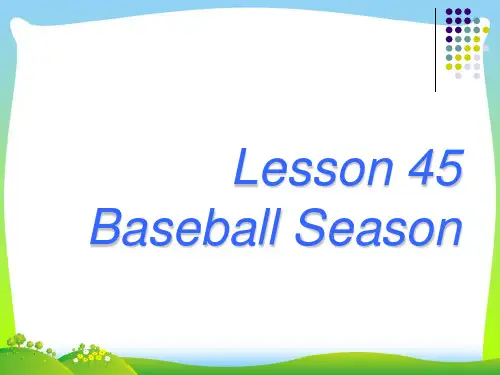 冀教版七年级英语下册Unit8 lesson45 精品课件