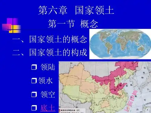国际法第六章 国家领土
