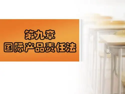 第九章：国际产品责任法