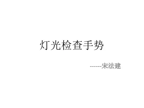灯光与手势