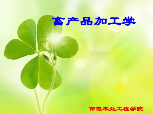 畜产品加工学