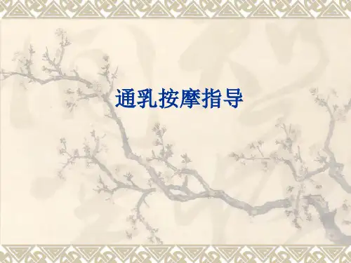 按摩通乳ppt课件
