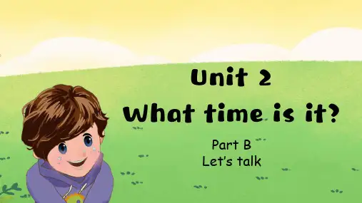 Unit 2 B Let’s talk优质课件
