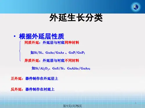 硅外延生长PPT课件
