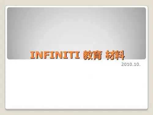 INFINITY用户手册_中文
