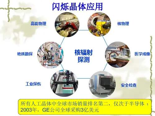 闪烁晶体应用核物理医学成像安全检查工业探伤地质