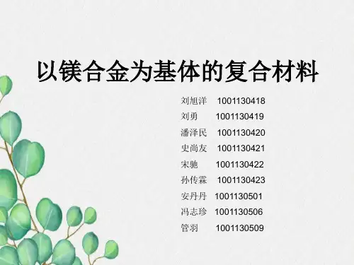 以镁合金为基体的复合材料